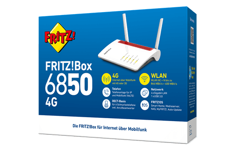 Download Bilder und Texte Zip Datei FRITZ!Box 6850 4G