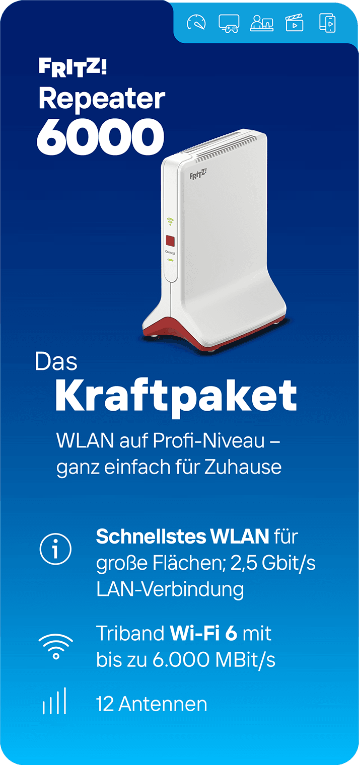 Vergleich FRITZ!Repeater 6000