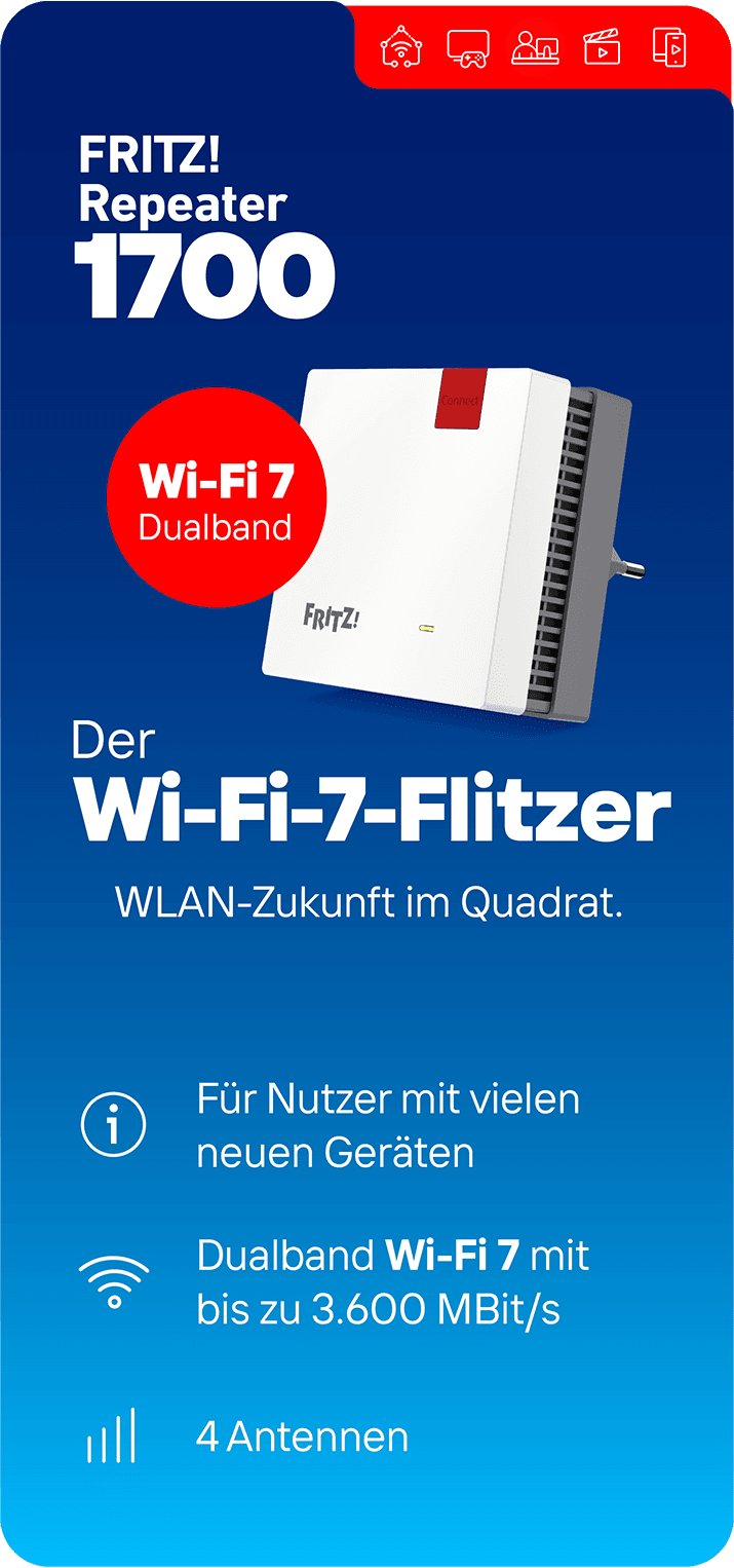 Vergleich FRITZ!Repeater 1700