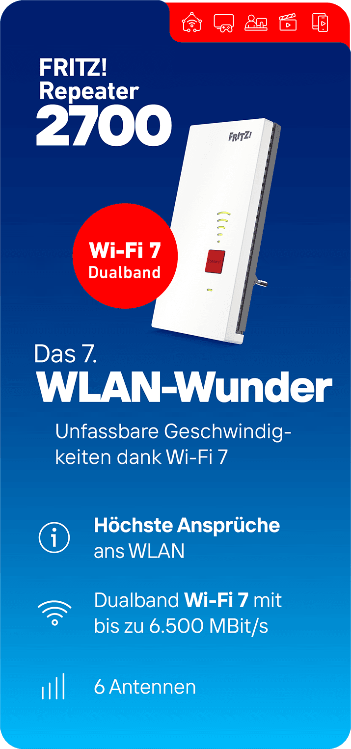 Vergleich FRITZ!Repeater 2700
