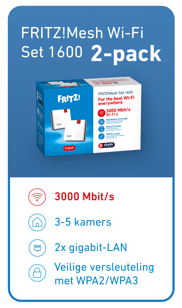 FRITZ!Mesh Set 1600 2-pack