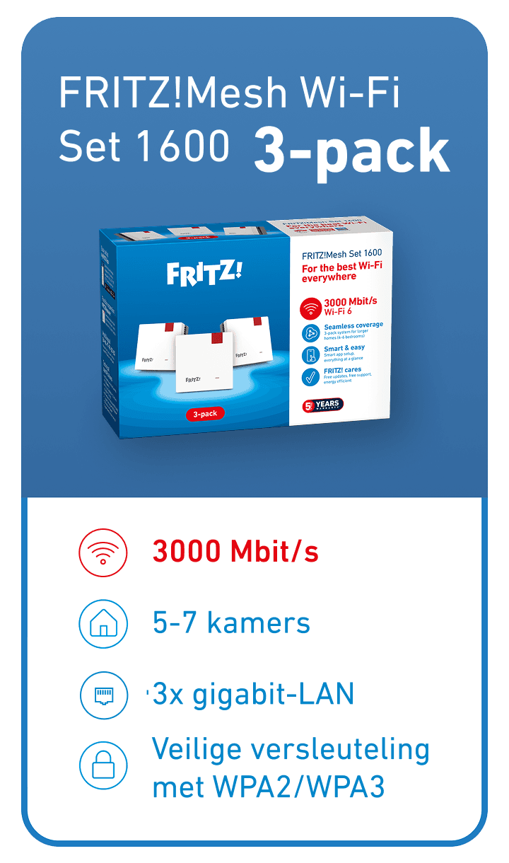 FRITZ!Mesh Set 1600 3-pack
