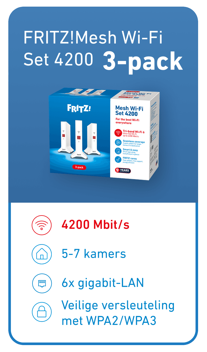 FRITZ!Mesh Set 4200 3-pack