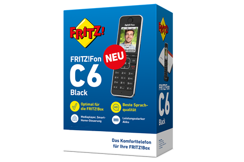 FRITZ!Fon C6/C6 Black