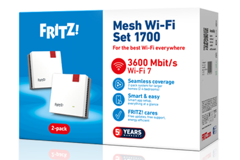 FRITZ!Mesh Wi-Fi Set 1700 2-pack